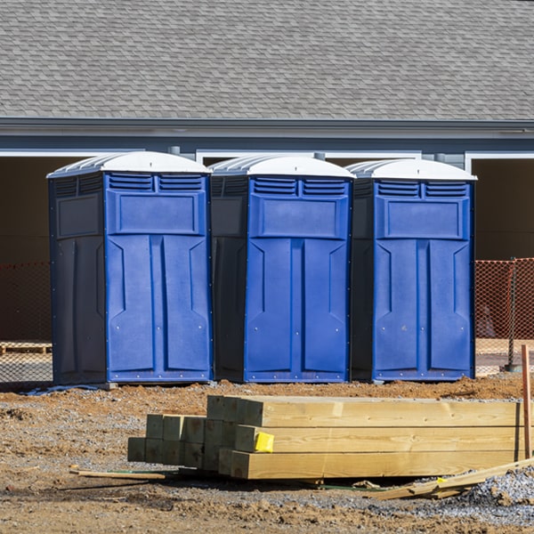 do you offer hand sanitizer dispensers inside the portable toilets in New Haven New York